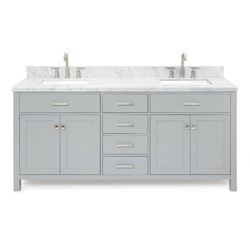 Ariel H073DCWRVO Bristol 73" Free Standing Double Rectangular Basin