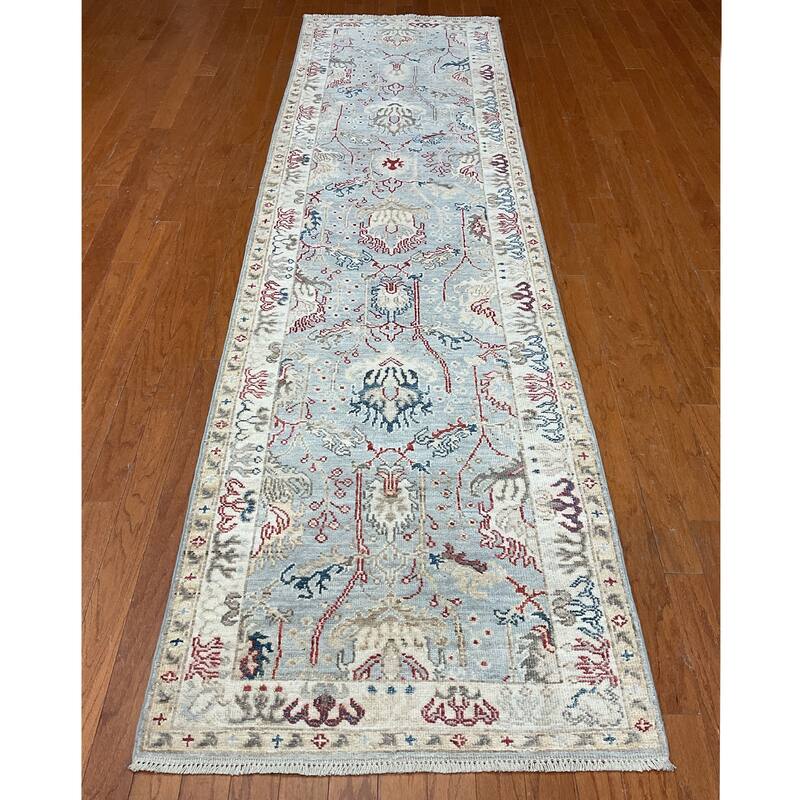 HERAT ORIENTAL Handmade Khotan Wool Runner - 2'10" x 10'