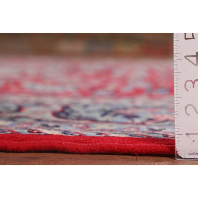 Floral Kashan Area Rug Machine Made Carpet - 9'7" x 12'6"