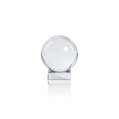Sakinah Decorative Crystal Glass Orb on Base