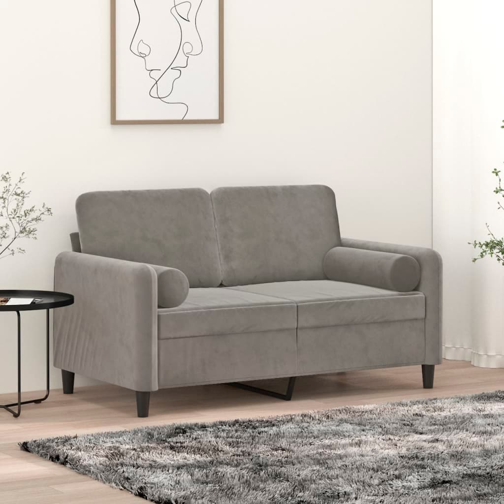 vidaXL Sofa Sectional Couch with Pillows and Cushions for Living Room Velvet