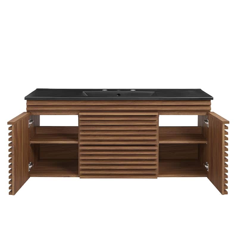 Render 48" Wall-Mount Bathroom Vanity