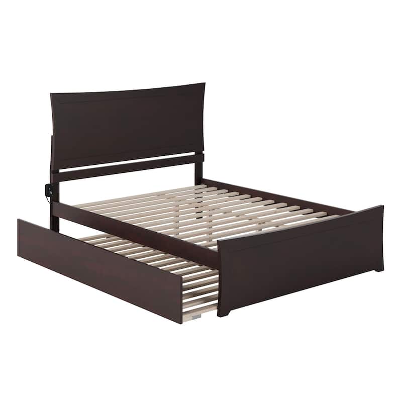 AFI Metro Platform Bed with Matching Footboard & Trundle