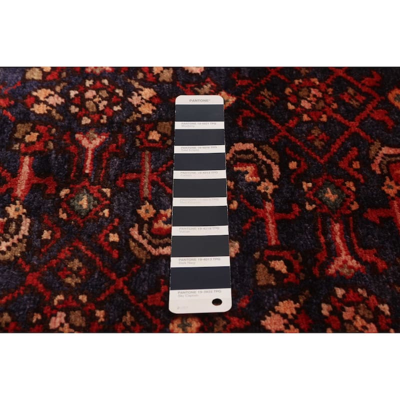 ECARPETGALLERY Hand-knotted Andelz Navy Wool Rug - 3'7 x 12'8