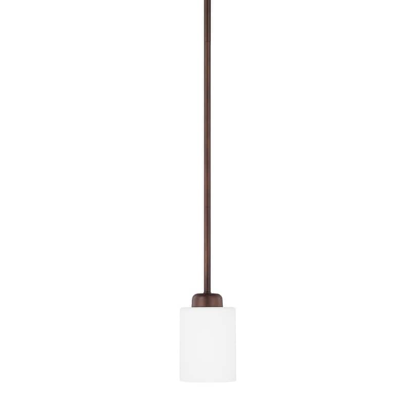 Dixon 1-light Pendant w/ Soft White Glass