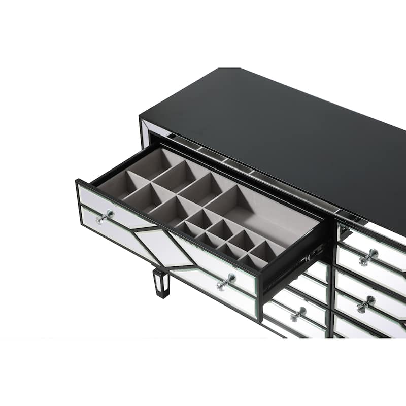 6 Drawer 64" Double Dresser