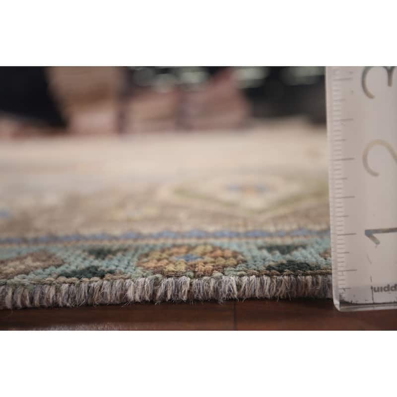 Gray Tabriz Persian Vintage Area Rug Handmade Traditional Wool Carpet - 8'5"x 11'2"