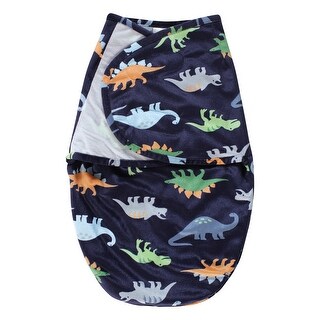Hudson Baby Infant Boy Plush Faux Fur Swaddle Wrap, Dinosaurs, 0-3 Months - Dinosaurs - 0-3 Months