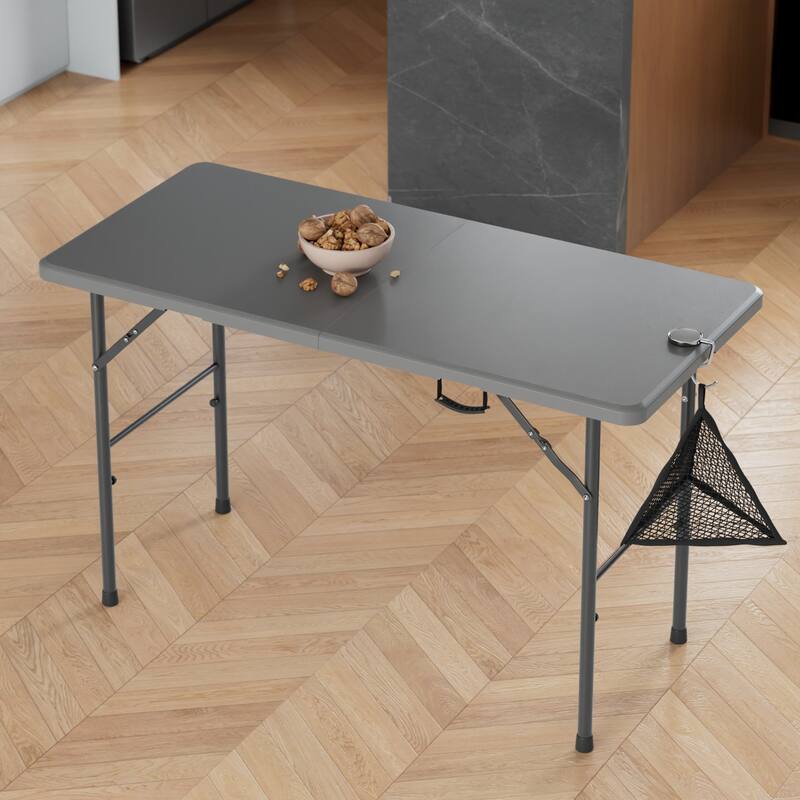 Camping Table with Mesh Bag Foldable Table Indoor Outdoor Portable Camping Table Suitable for Picnic Camping BBQ Backyard Beach