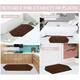 Home Weavers Waterford Collection Absorbent Cotton Machine Washable and Dry Runner Rug