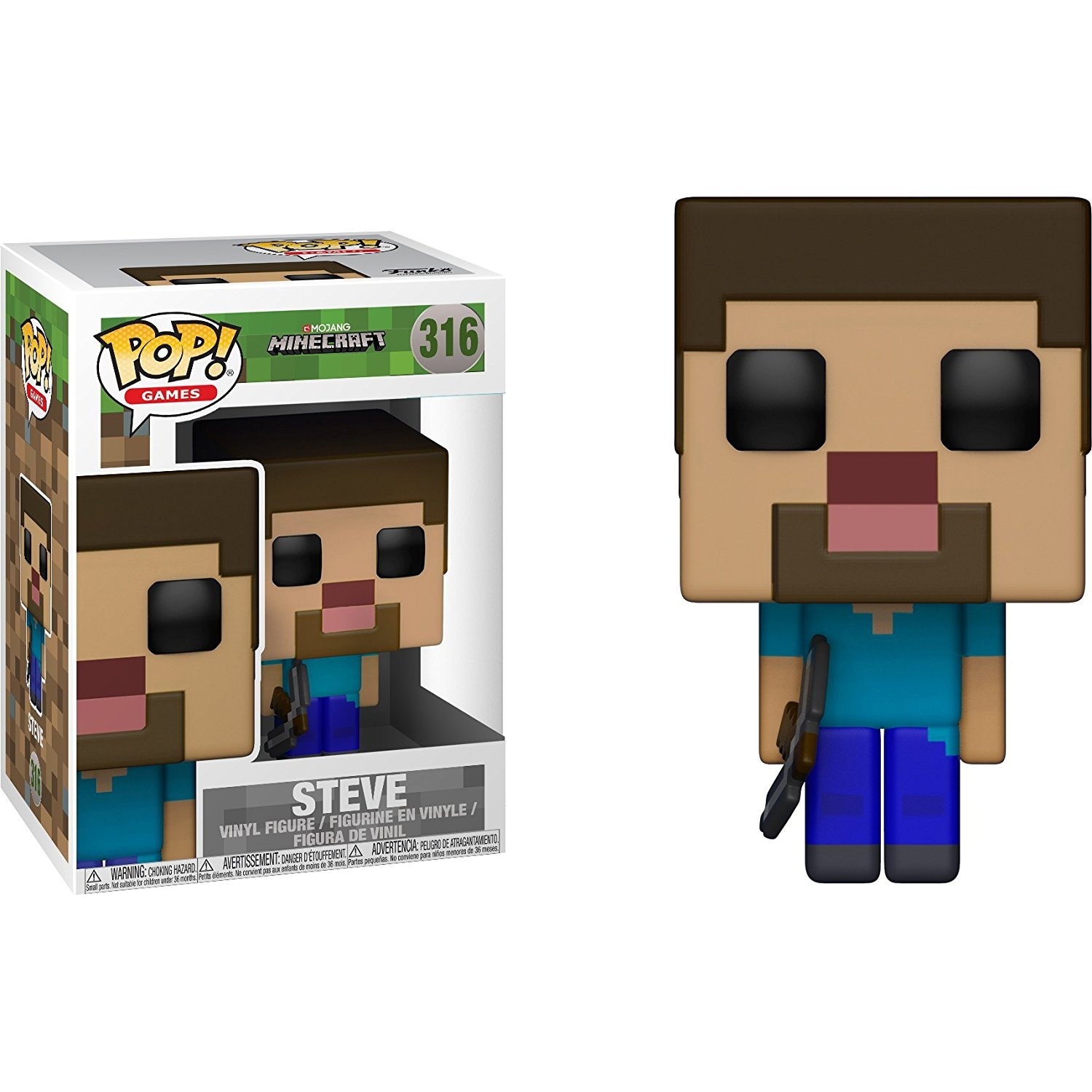 Minecraft Funko Pop Vinyl Figure Steve Multi