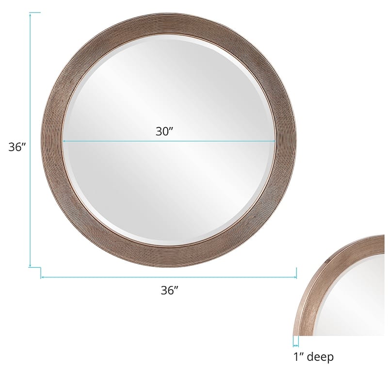Allan Andrews Virginia Wall Mirror - Silver