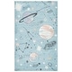 preview thumbnail 14 of 81, SAFAVIEH Carousel Kids Katre Solar System Rug 3'3" x 5'3" - Teal/Orange
