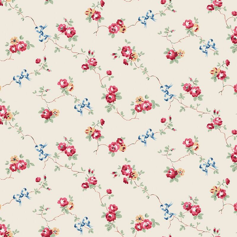 Cath Kidston Rose & Bows Cream
