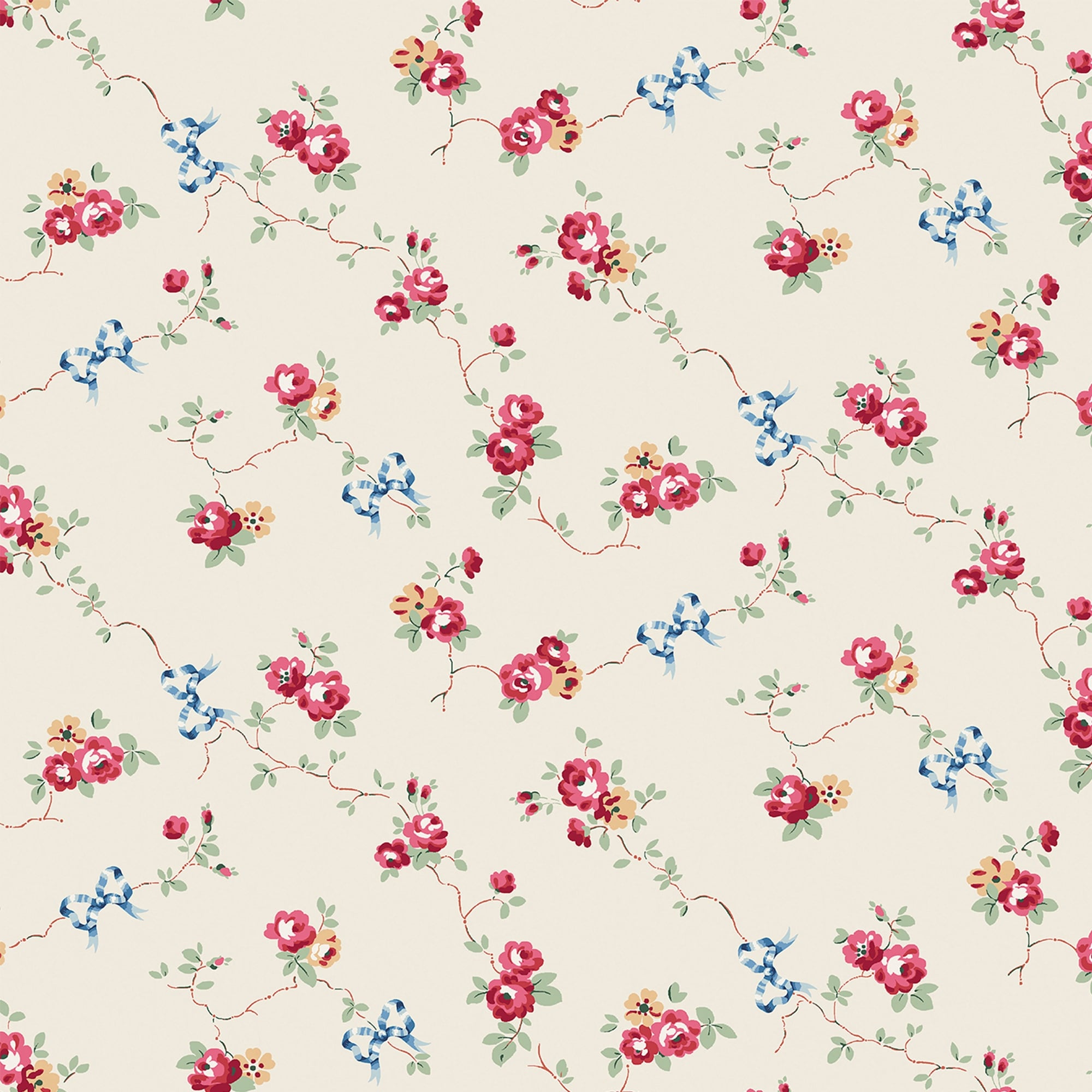 Cath Kidston Rose & Bows Cream