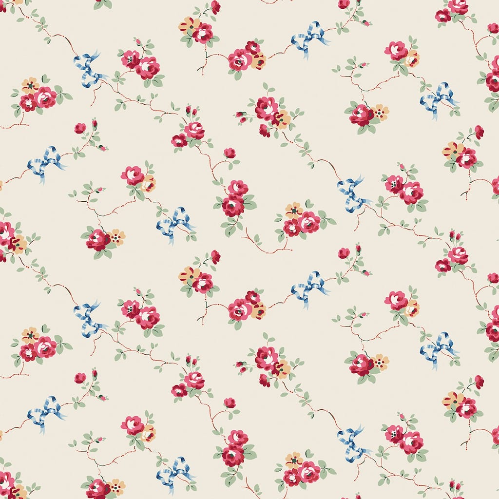 Cath Kidston Rose & Bows Cream