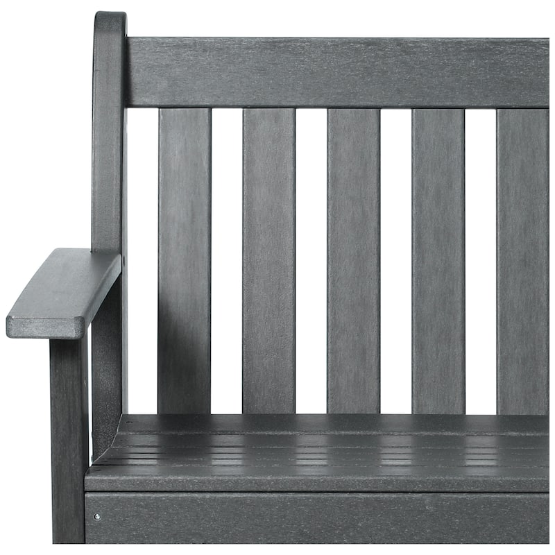 Polytrends Laguna 3-Piece Outdoor Patio Bench Set With Coffee Table