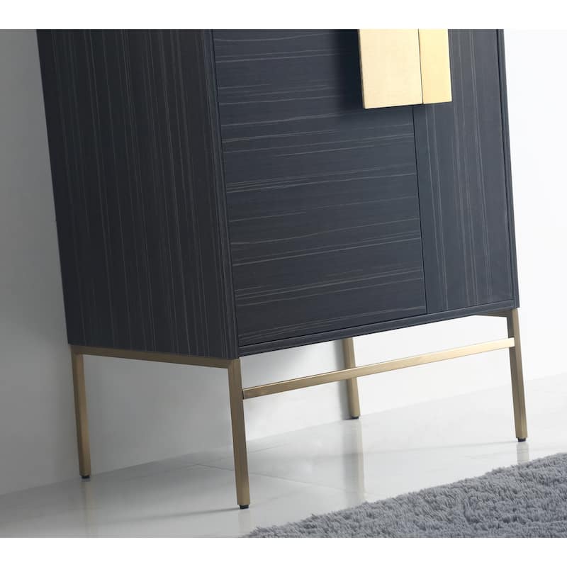 24" Tennant Brand Kuro Minimalistic Dawn Gray Bathroom Vanity