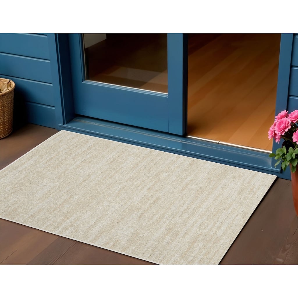 HomeRoots Contemporary Rectangle Outdoor Rug - 3' x 5'