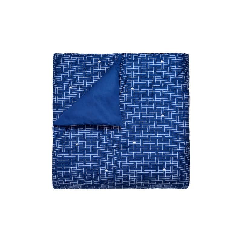 Lacoste Heritage Geo Percale Cotton 3-Piece Comforter Set