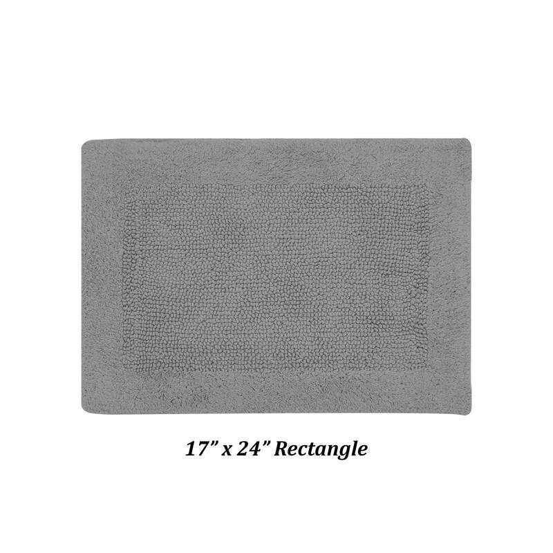 Better Trends Bath Rugs 100% Cotton Tufted Soft & Water Absorbent Bathroom Rug for Shower, Sink Bath Mats Edge Collection