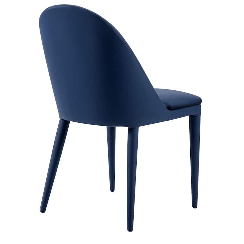 Fully Assembled Microfiber Leather Upholstered Dining Chairs, Set of 2 - 22.44"D x 18.5"W x 32.28"H