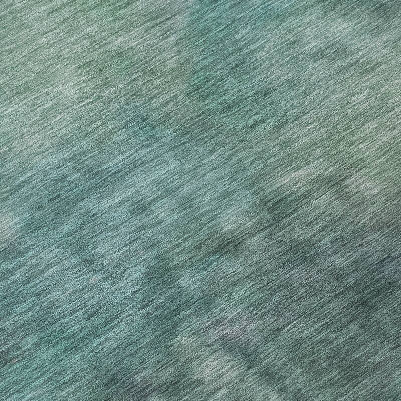 Machine Washable Indoor/ Outdoor Abstract Contemporary Chantille Rug