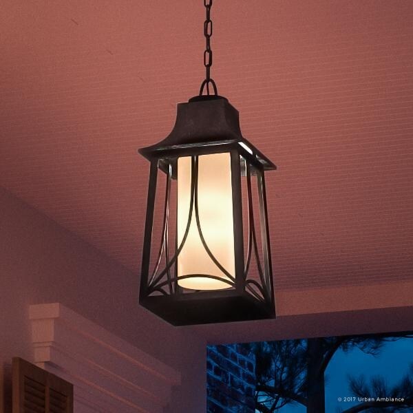 Luxury Asian Outdoor Pendant Light 19 H X 8 5 W With Luxury Asian Outdoor Pendant Light 19 H X 8 5 W With Craftsman