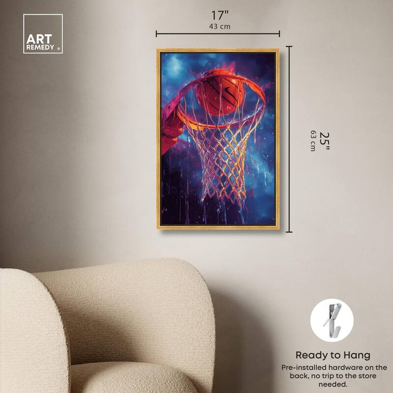 Through the Hoop Canvas by Art Remedy