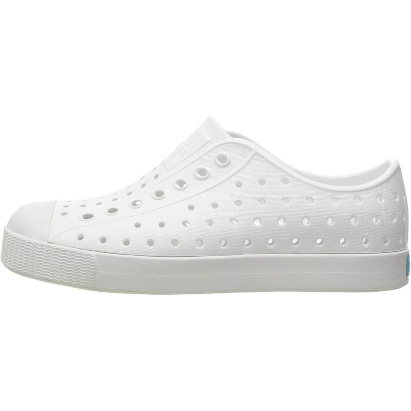 Native Jefferson Child Waterproof Slip-On Sneakers - Shell White, Size C6 US