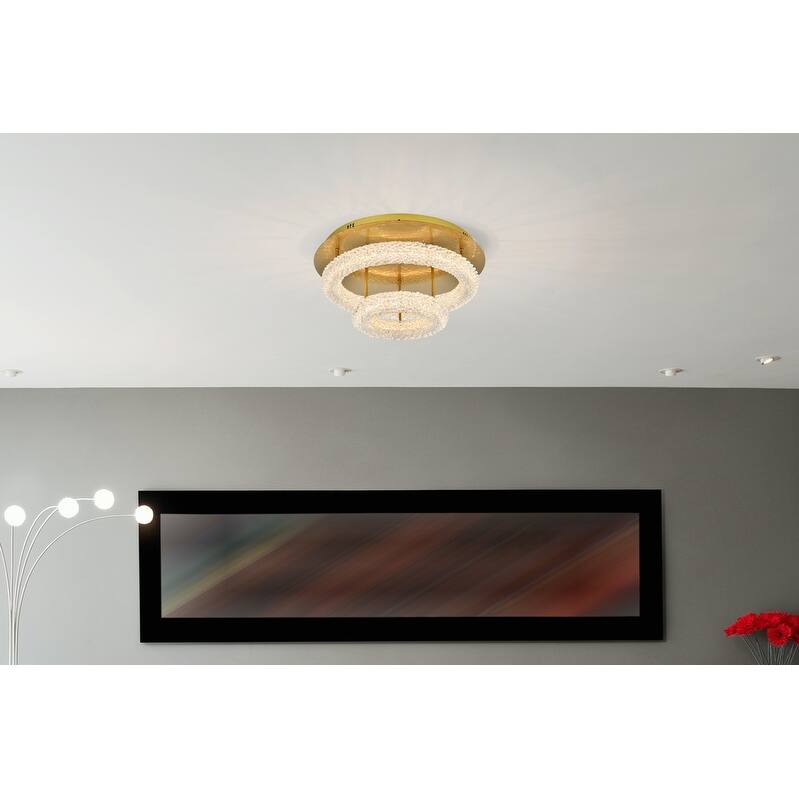 22 inch Adjustable LED Flush Mount