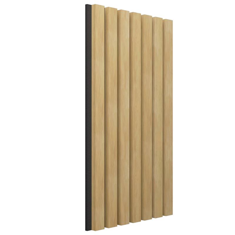 AcoustixPro Noise Cancelling Traditional Small Slat Wall Panel (2 Pack)