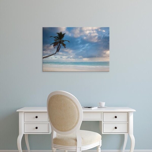 Easy Art Prints Walter Bibikow's 'Bavaro Beach Palms' Premium Canvas Art