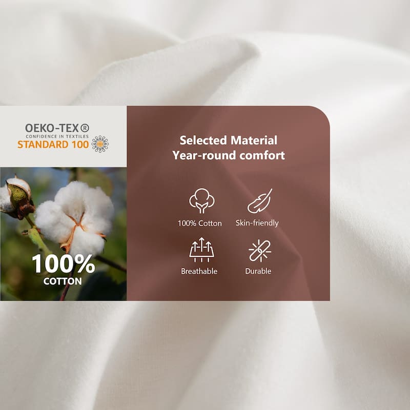 2 in 1 Quilt / Duvet for All Season Down Insert Comforter Set