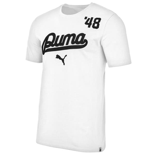Shop Puma Mens T Shirt Running Fitness Puma White Overstock