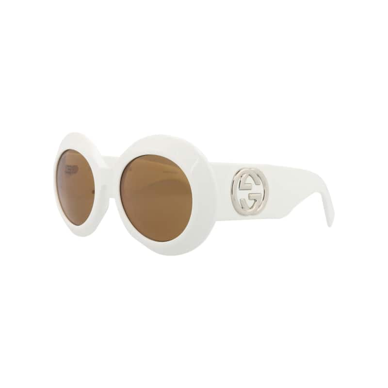 Gucci Round-Frame Recycled Acetate Sunglasses