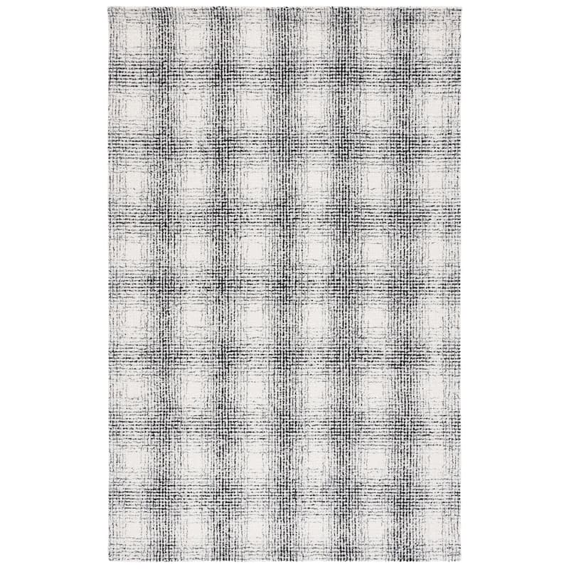 SAFAVIEH Handmade Ebony Makpal Modern & Contemporary Wool Rug