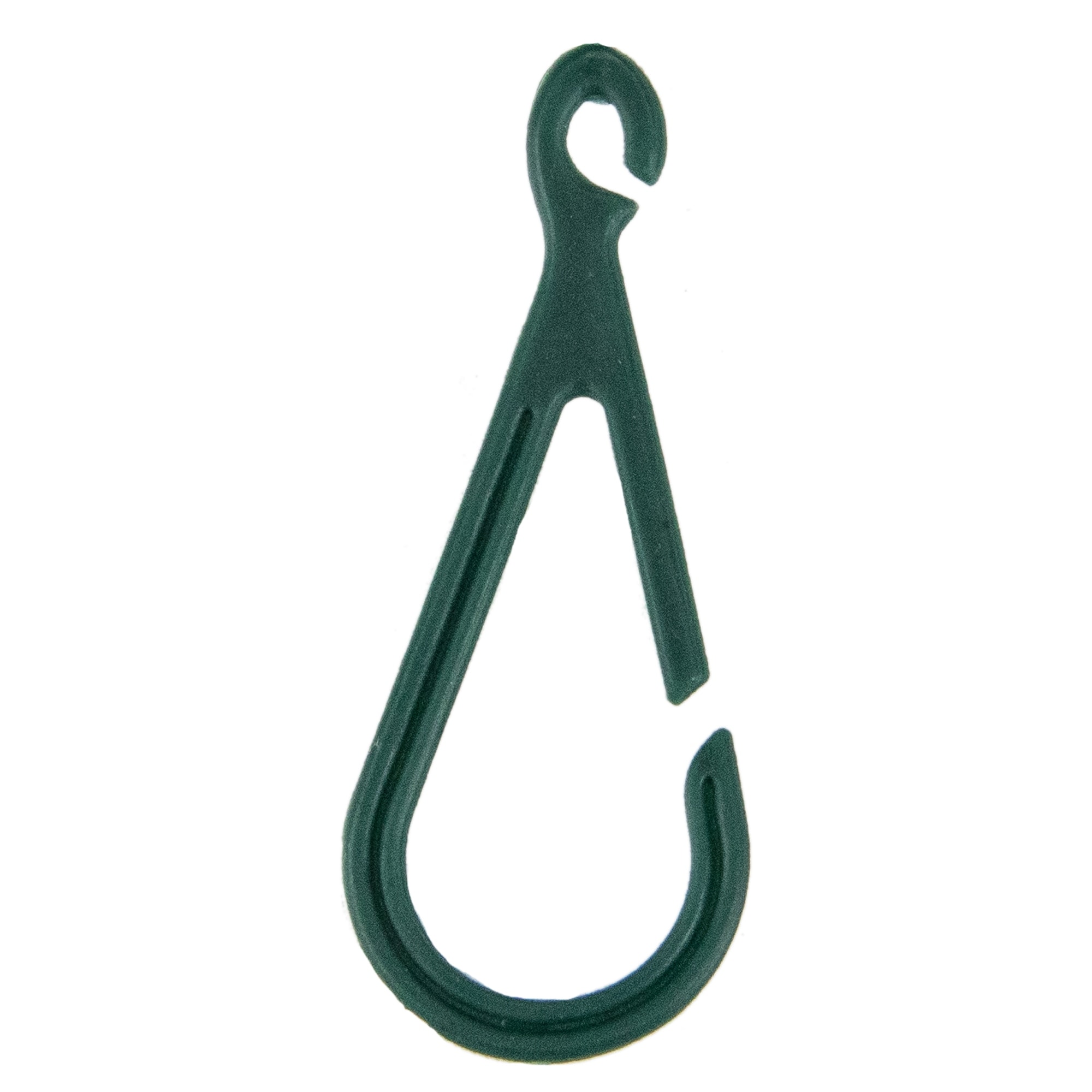 Club Pack of 48 Forest Green Outdoor Christmas Ornament Hanger Hooks 1.75"