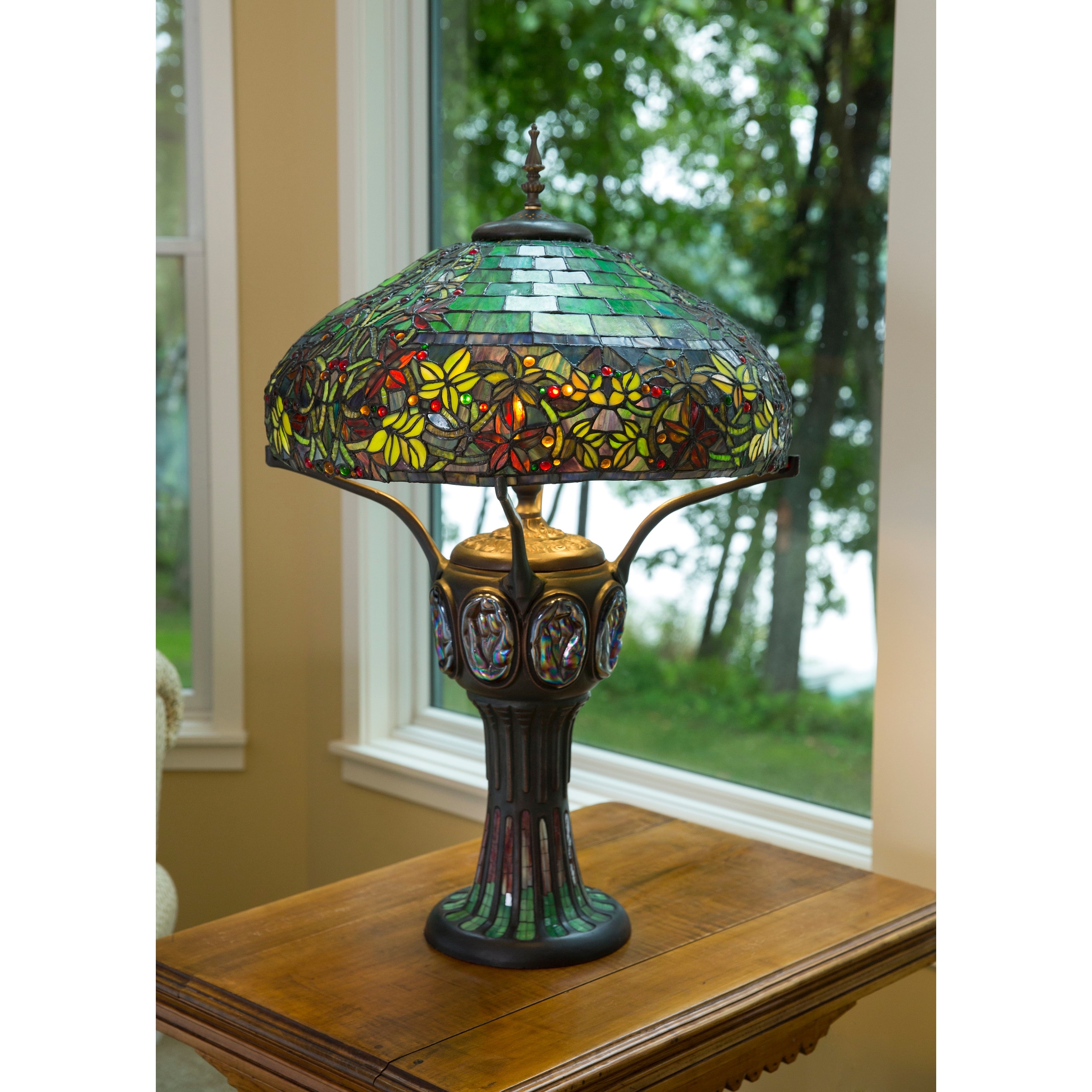 hollow glass lamp base