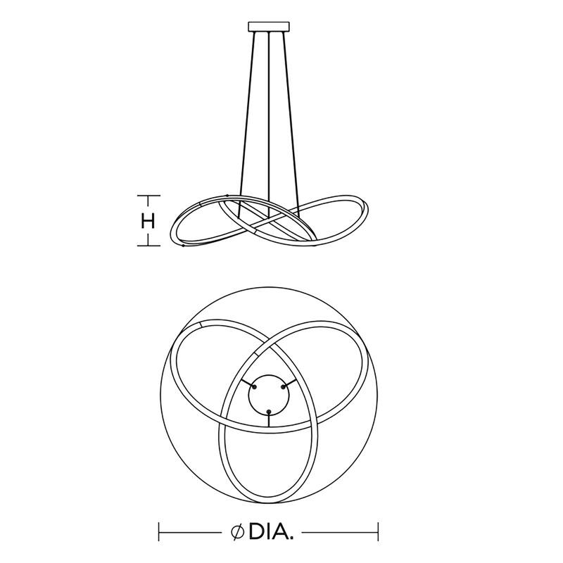 AFX Celeste LED Pendant Light