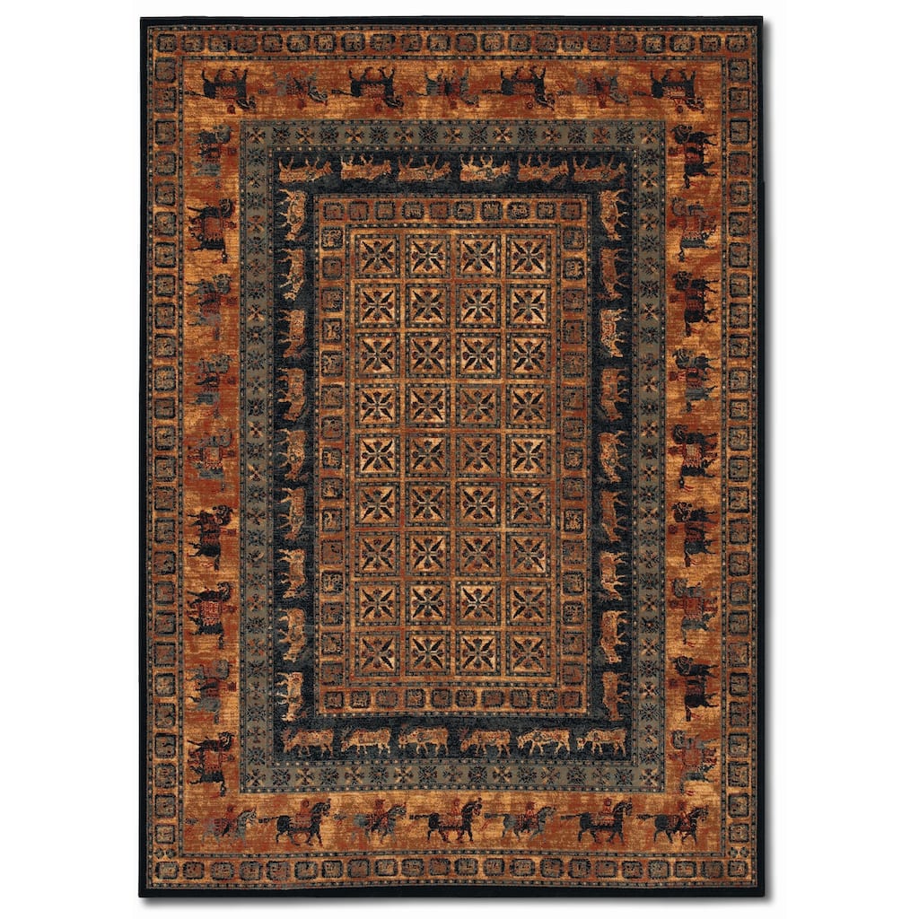 Dream Decor Rugs Parish Altai Southwestern Wool Area Rug