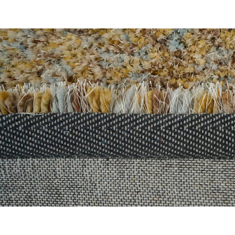 Lisbon Collection Hand Woven Mixed Color Thick Area Rug