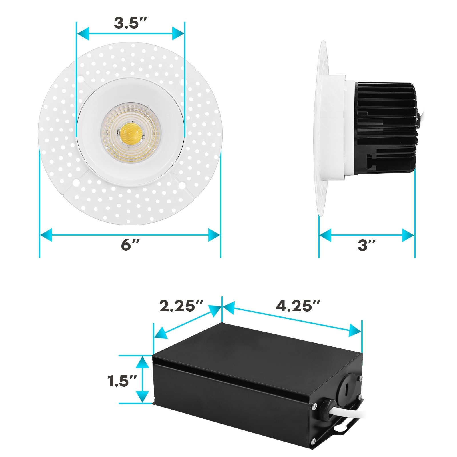 Luxna 10w led downlight on sale