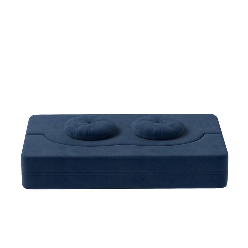 Folding Sofa Bed with Pillow, Twin Sleeper Sofa Couch, Loveseat Couch, Floor Folding Mattress, Convertible Lounge Chair