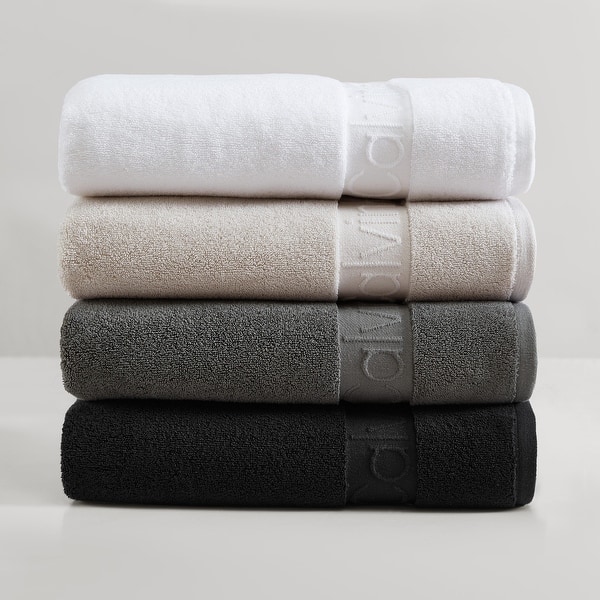 slide 2 of 29, Calvin Klein Iconic Solid Cotton 3 Piece Towel Set - 3 Piece