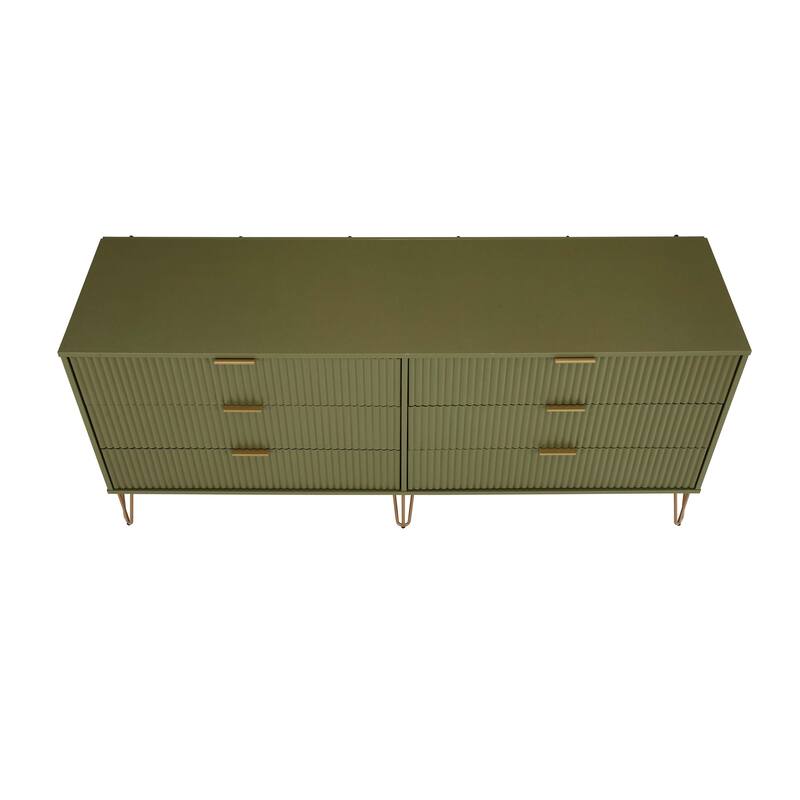 Manhattan Comfort 3-Piece Dumbo Modern 5-Drawer Tall Dresser Nightstand Combo Set