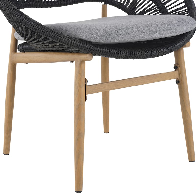 Christopher Knight Home - James Patio Iron Dinning Chairs (Set of 2)