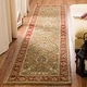 preview thumbnail 45 of 114, SAFAVIEH Handmade Persian Legend Hilkje Traditional Oriental Wool Rug 2'6" x 10' Runner - Light Green/Rust - Runner