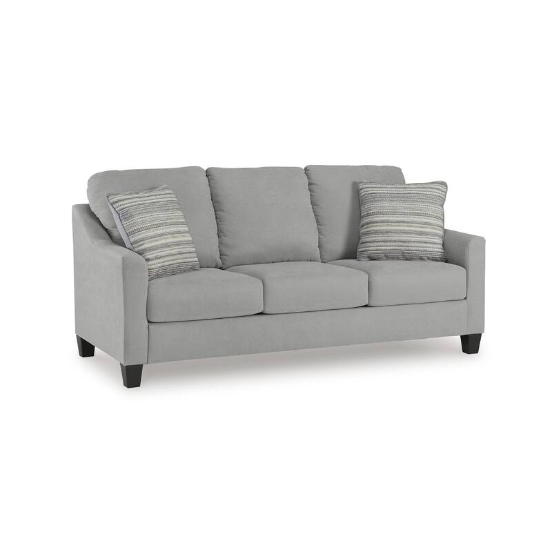 Signature Design by Ashley Adlai Light Gray Queen Sofa Sleeper - 80"W x 39"D x 40"H