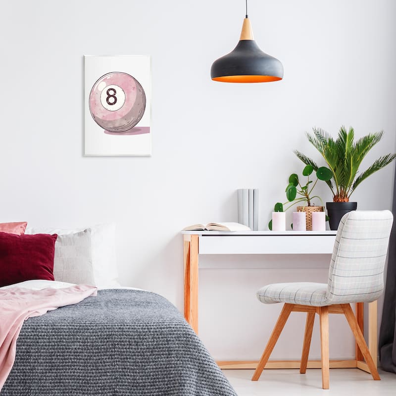 Stupell Pastel Eight Ball Wall Plaque Art Design By LSR Design Studio